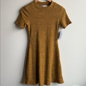 Mustard yellow dress